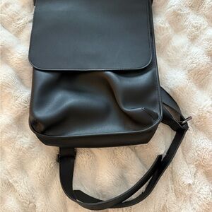 Monat faux Leather bookbag
